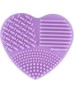 Heart Makeup Brush Cleaner// Purple